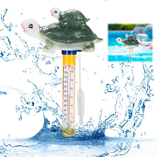 Schwimmende Pool Thermometer, Floating Pool Thermometer Wasser Temperatur Thermometer Schwimmbadthermometer Mit Schnur, Für Innen und Außen Pools, Aquarien, Fischteiche (B)