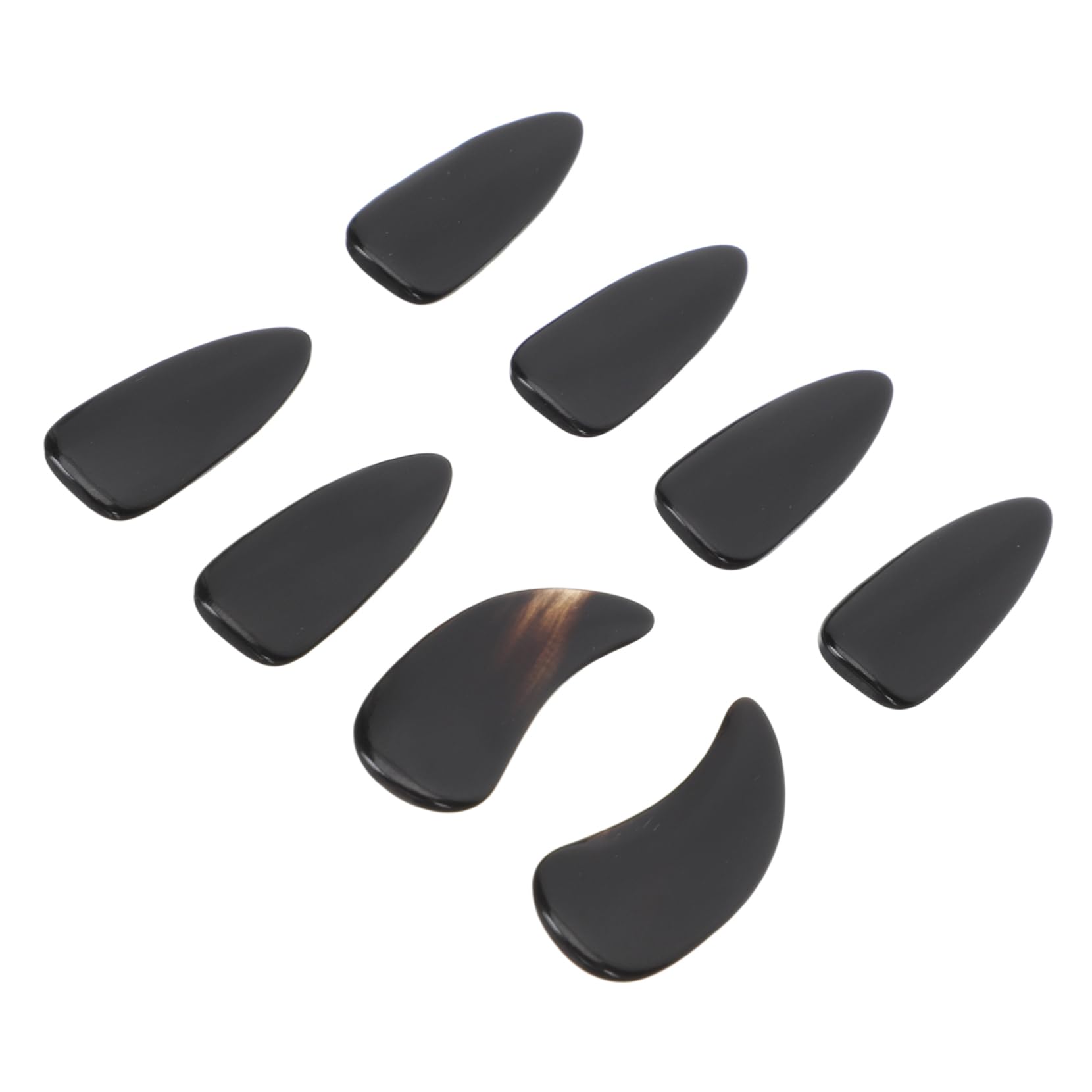 Holibanna 8Pcs Finger Picks for Adults Horn Performance Nails Comfortable Fit for Beginners Professionals Essential Accessories for Music