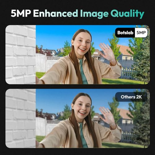 BOTSLAB 5MP Wireless Doorbell Camera
