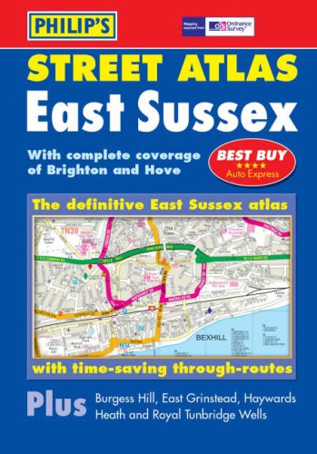 Philip's Street Atlas East Sussex: Pocket