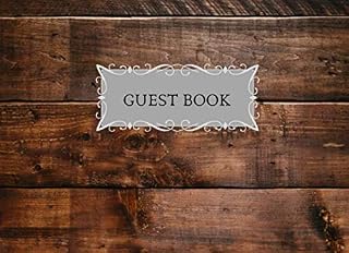 Guest Book: Rustic Log Guest Book for Vacation Home - Rustic Cottage - Cabin - Vacation Rental - Airbnb - VRBO - Guest House, Lake Home, Bed and ... - Brown Wood (Guest Book Cabin Edition)