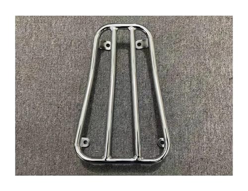 オートバイリアラゲッジラック 用 ピアジオ 用 ベスパ 用 GTS300 用 バイク 用 リアキャリア 荷物ラックホルダー バイク用 スーツケース棚 取り外し可能 ステルス(クロム)