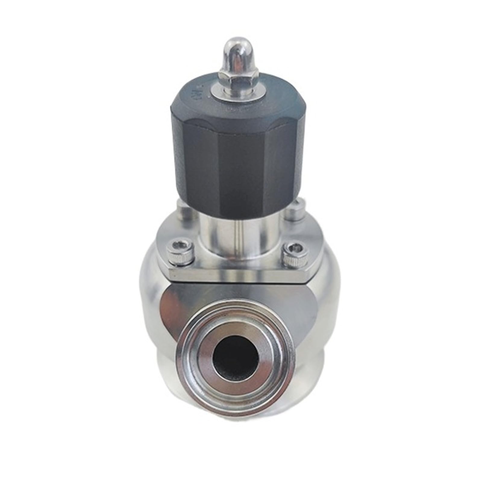 Belovek One Color 1.5” Tri Clamp To 3/4” Aseptic Ptfe Sampling Valve Sanitary Stainless Steel Ss316l Tc50.5 25.2Mm Hygienic Sample(Tc50.5x25.2x25.2)