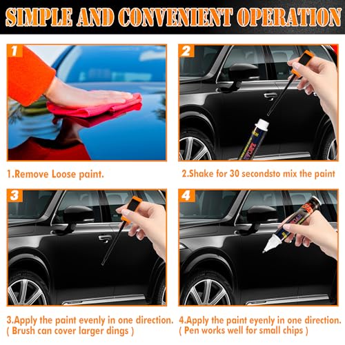 Dranisly Touch Up Paint For Cars, Automotive Black Car Scratch Remover Pen thumb #3
