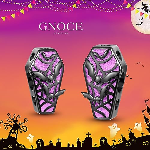 Image of GNOCE Witch Cauldron Pendant Charm,S925 Sterling Silver with Ruby Gemstones Dangle Charms Bead For Bracelets /Necklace Jewelry Gift For Women Girls Wife Daughter