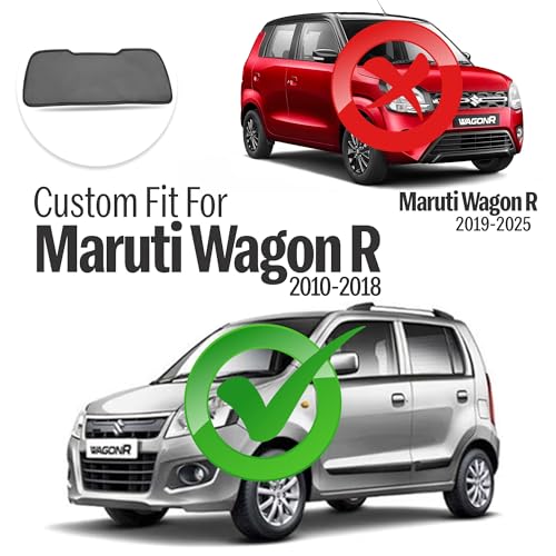 Image of Autofact Dicky Curtain for Maruti Wagonr 2010-2018 | Custom Fit Rear Windshield Sunshade | UV & Heat Protection | Foldable Mesh | Privacy & Cooling Car Accessory