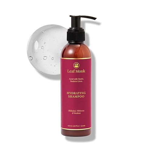 Champú hidratante ayurvédico  Ayuda a fortalecer los folículos capilares, hidratantes y nutritivos  Con extracto de Brahmi, fruta Shikakai y flor de