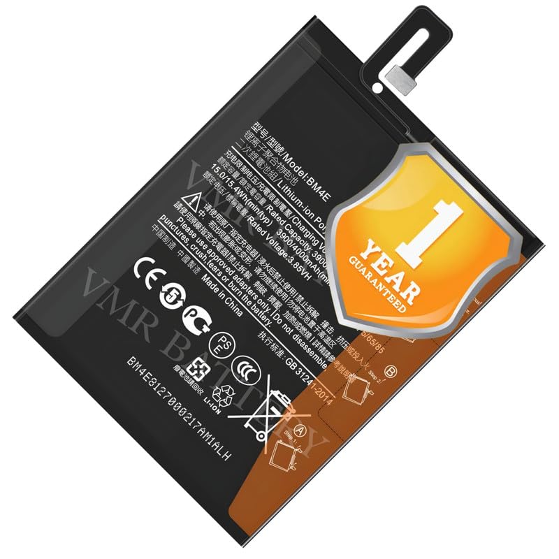 Image of Original BM4E Battery Compatible for Xiaomi Poco F1 / Pocophone F1 (M1805E10A) - (4000mAh) - 1 Year Warranty K7