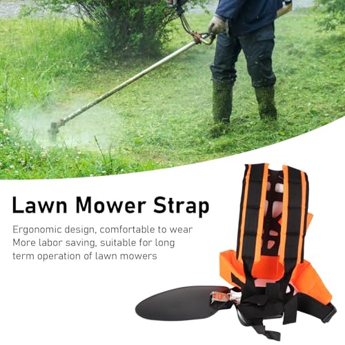 Gavigain Lawn Mower Shoulder Strap, Tunable Comfortable Labor Saving Trimmer Strap Universal Garden Machine Accessory