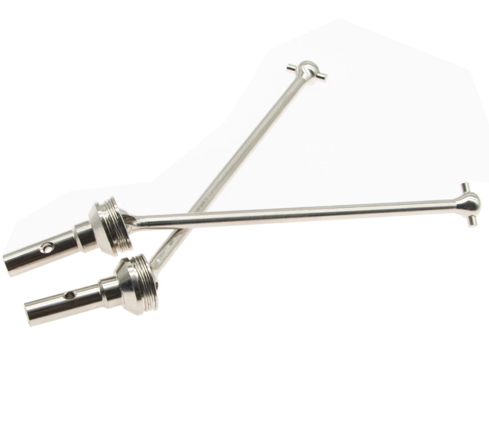 Drive Shaft Compatible with 1/8 Traxxas Sledge 4WD Parts Monster Truck 95076-4 Front/Rear #9550 Driveshaft Rc Car Upgrade Replacement(Silver)