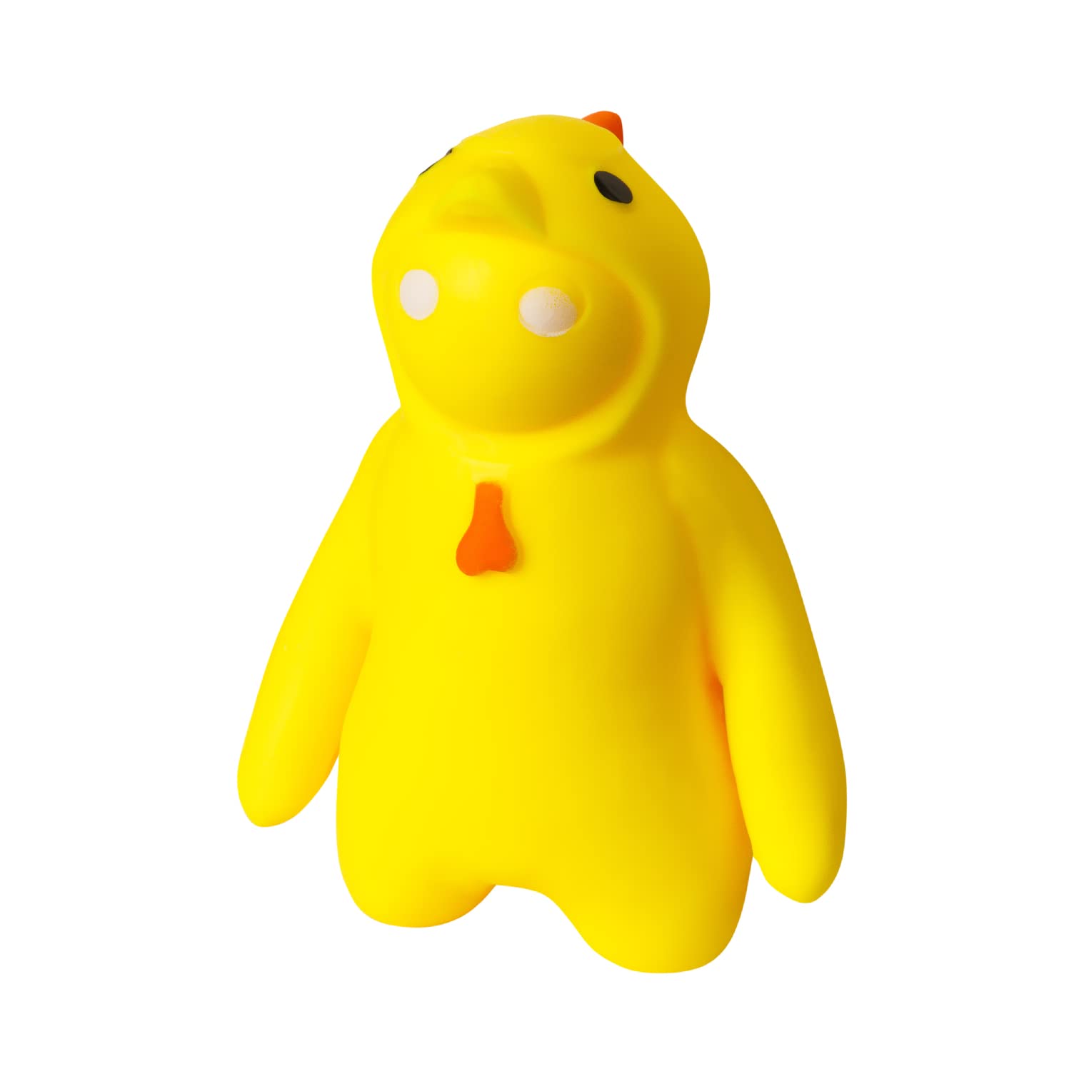 Gang Beasts Medium Action Figures. Kids Toys. Stretchy Action Figures For Boys & Girls. 4 To Collect. Gang Beasts Stretchy Action Figures from Toikido, Yellow Chicken Kigurumi (GB6602D)