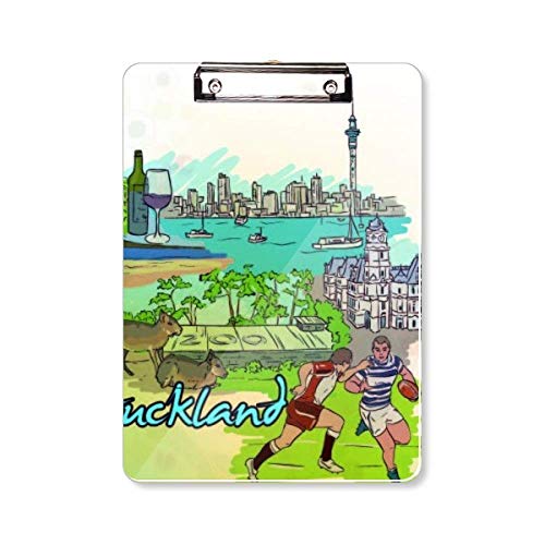 Porte-bloc A4 City Football Auckland couleur vin rouge au design sportif exclusif