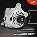 A-Premium Alternator Compatible with Ford F150 F250 1997-2002 4.6L 5.4L, Expedition, E-Series & Lincoln Navigator 1998-2000, 130Amp 12V 8-Groove Pulley, Replace# 3211772, 321-1772, 3342274, 112585