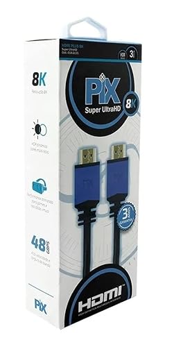 PIX, 018-2135, Cabo HDMI Plus 2.1-8K HDR 19P 3M