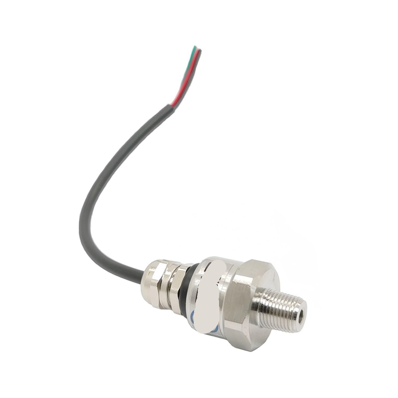 MXXDMOPD Pressure Transmitter for Water Oil Fuel Gas Air 1/8NPT DC 5V Ceramic Sensor Stainless Steel 5-300psi Optional(10bar-12VDC-1-5V)
