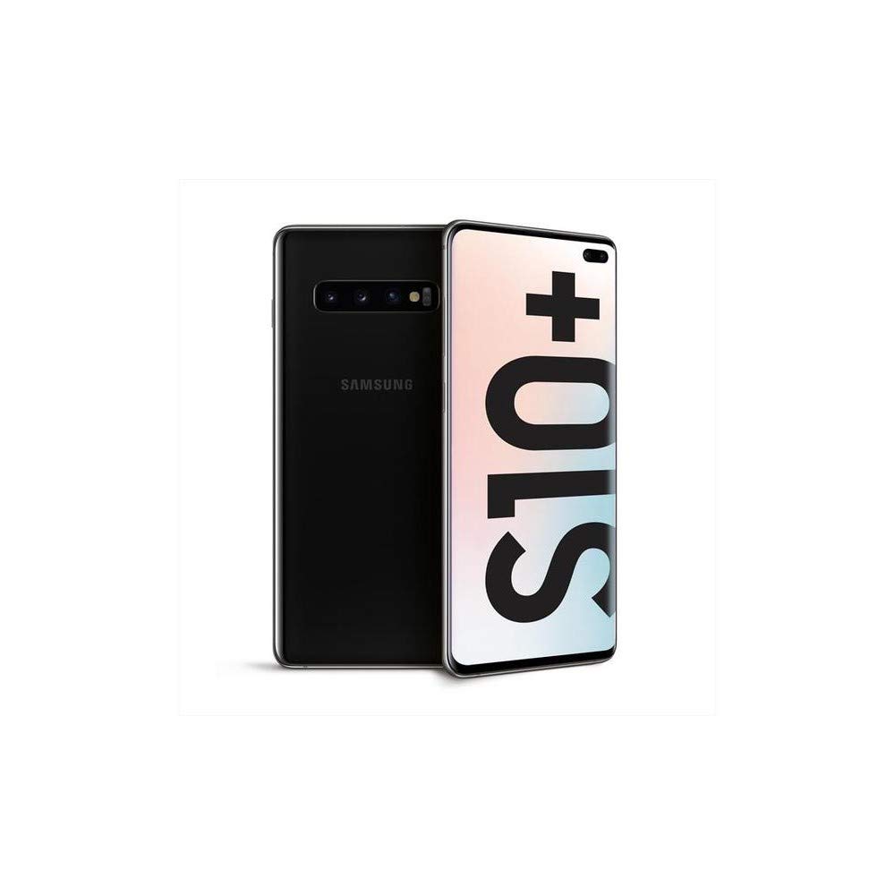 Samsung Galaxy S10+ Mobile Phone; Sim Free Smartphone - Prism Black, (UK Version)Reducing CO2
