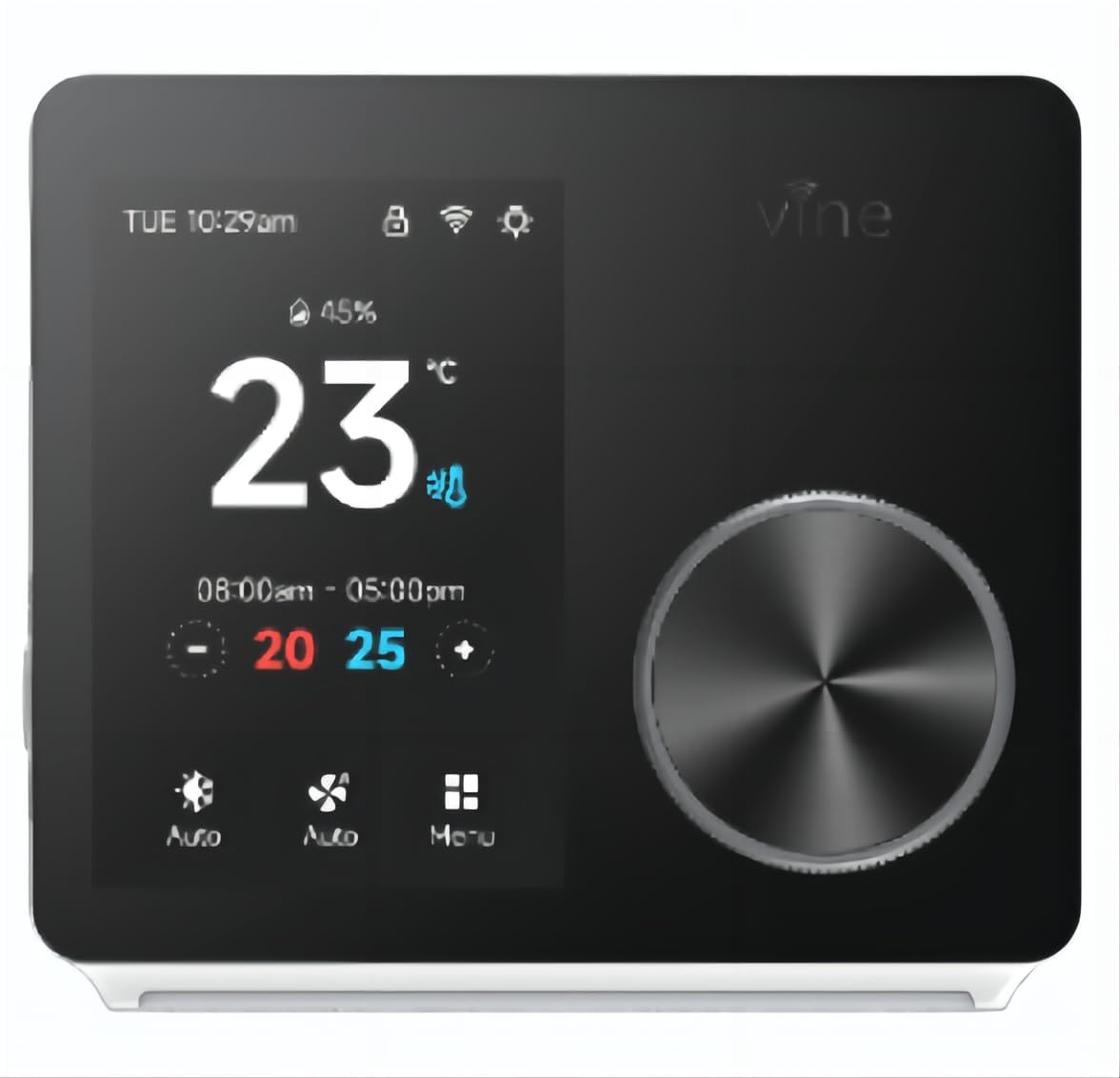 vine Thermostat for Home with Touchscreen Color Display, WiFi Smart