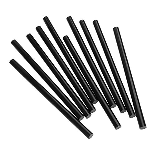 Preisvergleich Produktbild 10Pcs Schwarz Heißklebesticks Heißklebestifte 11mm x 200mm Heißkleber Pistole Sticks für 100W Heißklebepistole