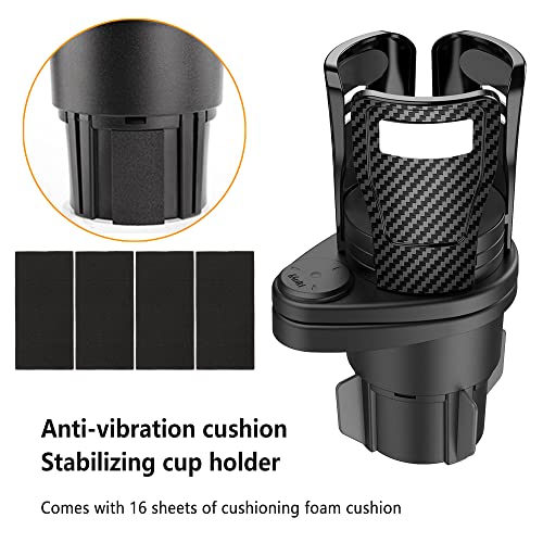 2 In 1 Cup Holder Expander For Car &Phone Holder,Multi-Purpose Car Cup Holder And Organizer,Universal Car Drink Holder Expander For Most Cars Trucks Suvs #TOP4