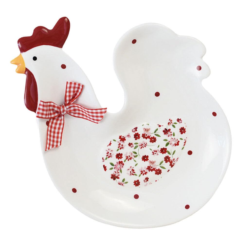 Alipis Fruits Décor Assiette Poulet 1 Pièce Animal Assiette