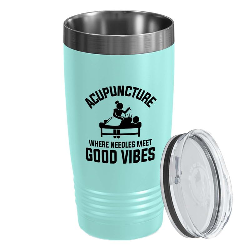 Teal Edition Viking Tumbler 20oz - Acupuncture Where - Chiropractors Physical Therapists Physician Assistants Naturopathic Physicians Massage Therapists.