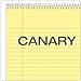 TOPS 63621 Docket Wirebound Ruled Pad w/Cover, 8 1/2 x 11 3/4, Canary, 70 Sheets