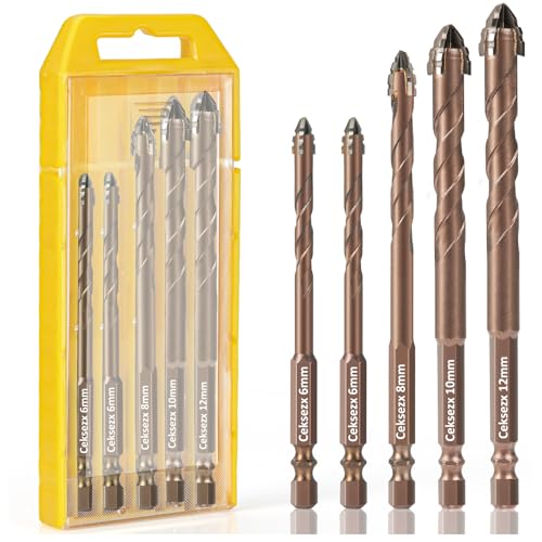 5-Piece Carbide Concrete Drill Set