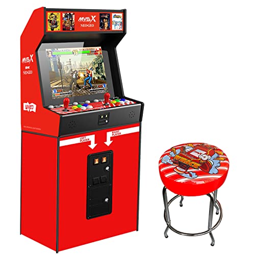 SNK MVSX Arcade Stool, 23inch Officially Licensed Retro Chair from SNK NEOGEO (Non Adjustable)