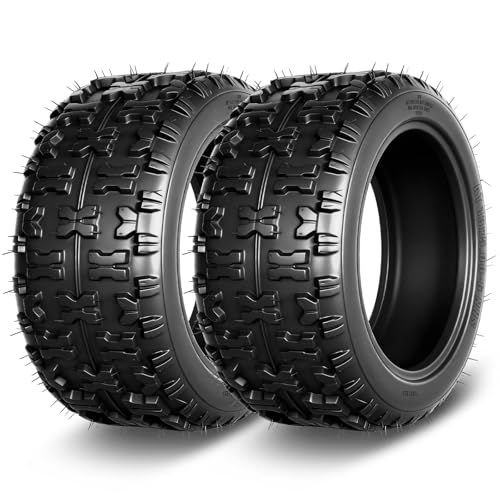 MOTOOS Set of 2 13x5-6 ATV UTV Tires, 13x5x6 All-Terrain Tires, 2-Ply Rated, Tubeless, Non-Directional Tread