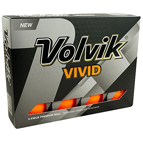 Volvik 2 Dozen New Golf Vivid Matte Orange Golf Balls 2016