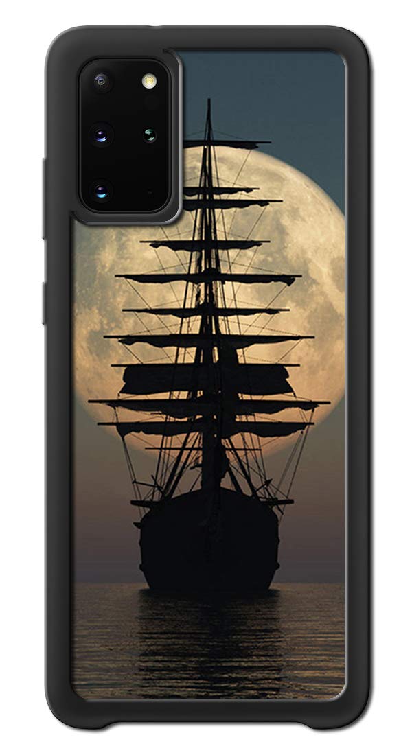 VUTTOO for Samsung Galaxy S20 Plus 5G Case - Pirate Ship Moon Pattern Phone case - TPU Shock Absorption Protection Phone Cover Case
