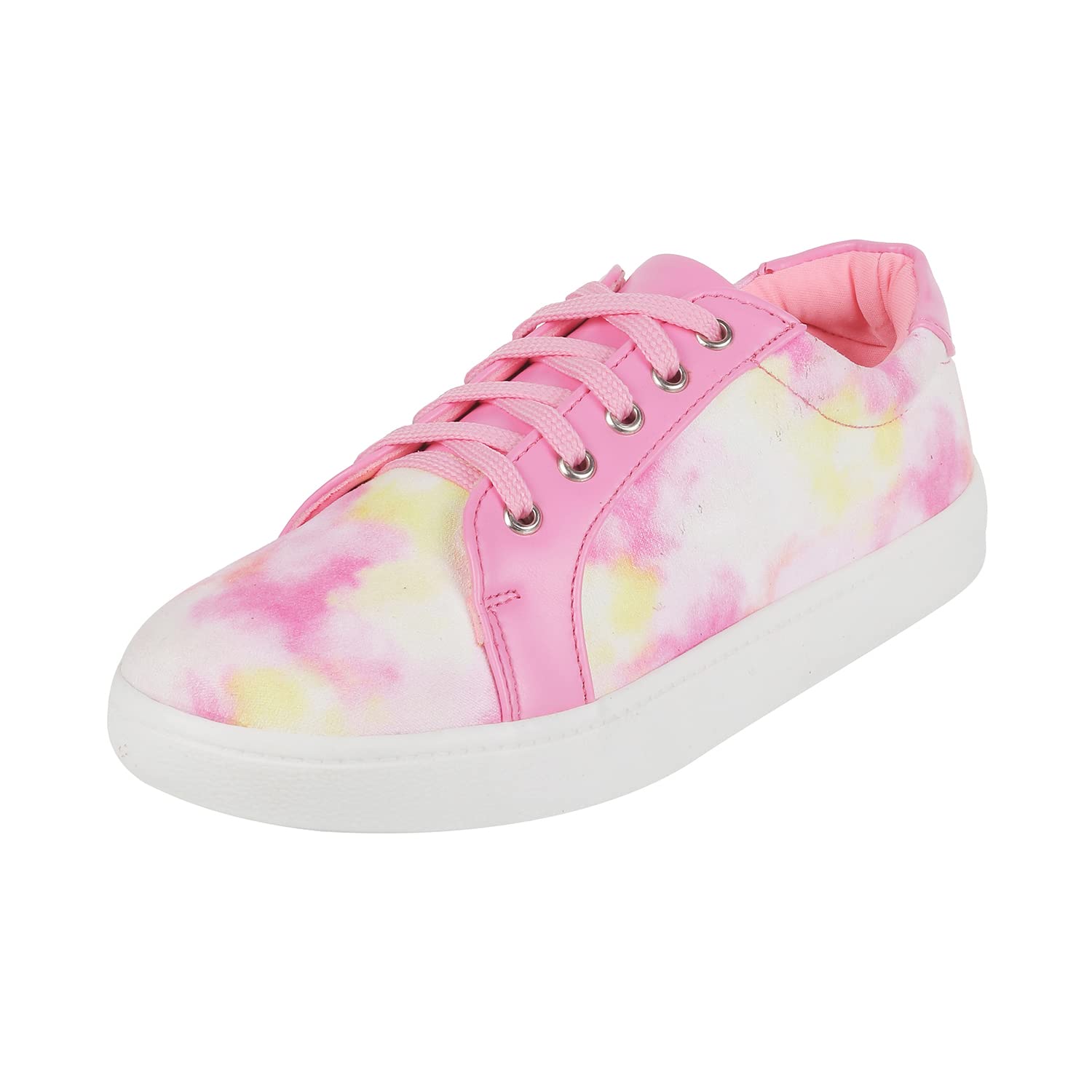 Mochi-Women Pink Synthetic Sneaker (31-179) (B0BST25XZ2) Amazon Price History, Amazon Price Tracker
