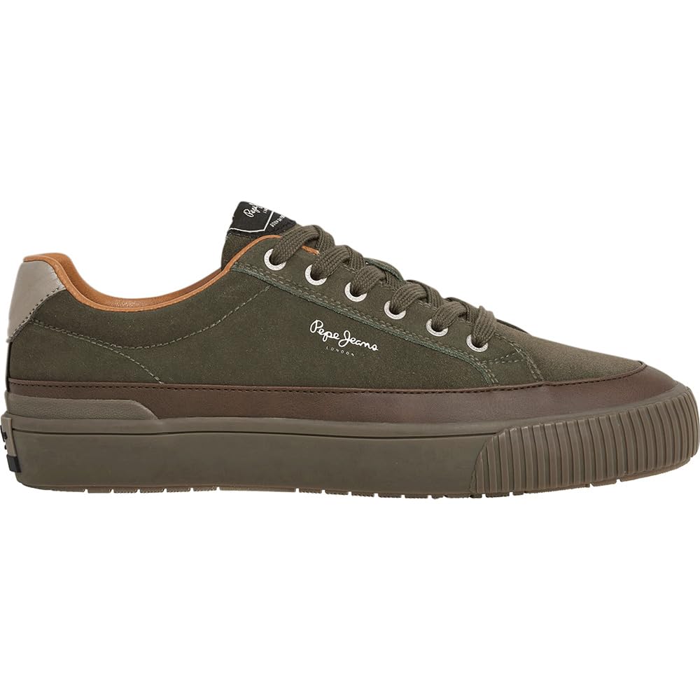 Pepe Jeans Men's Ben Evolution M Sneak, Green (Squad Green), 8