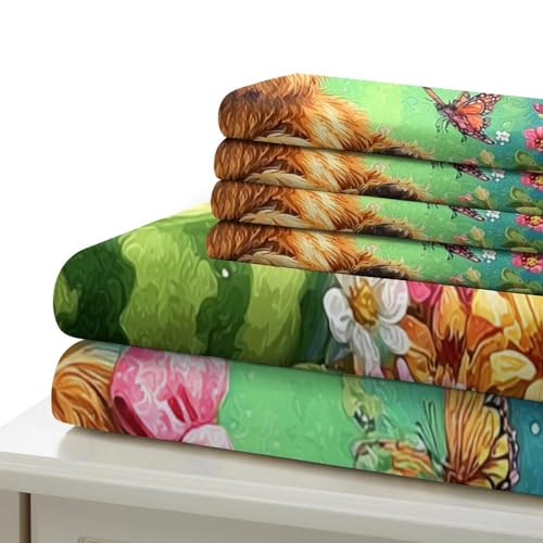 Housse de couette vache anti-transpiration en microfibre douce 135x200 - 6
