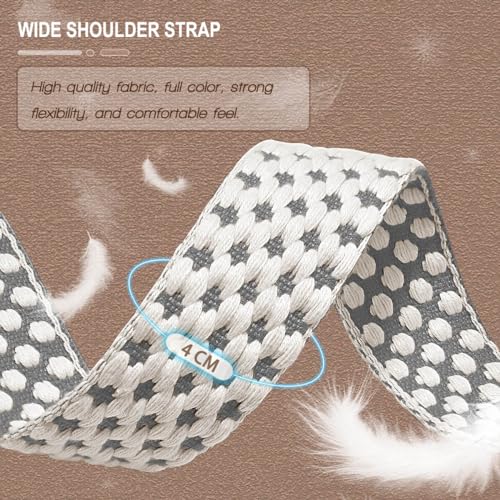 Image of ZINZ 66-inch Non-Slip Replacement Shoulder Strap for Messenger, Tote, and Crossbody Canvas Bags