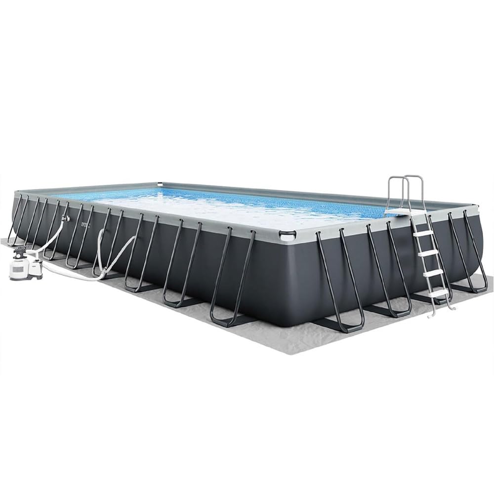 INTEX 26355EH Ultra XTR Deluxe Rectangular Above Ground Swimming Pool Set