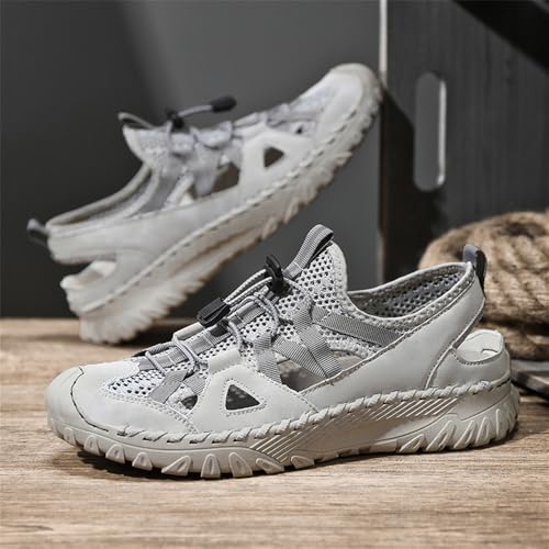 Men's Sport Sandals Outdoor Hiking Sandals Closed Toe Water Sandals Lightweight Breathable Beach Shoes4