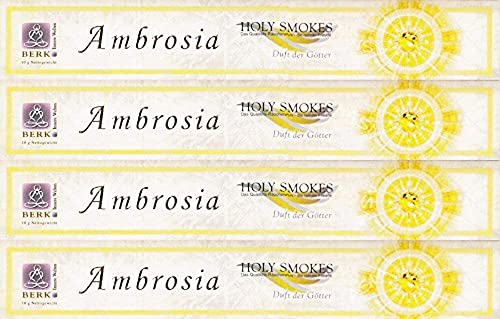 Berk HS-100-P4-12 Räucherstäbchen, 4x, 8x, oder 12x Ambrosia (4 Packungen)