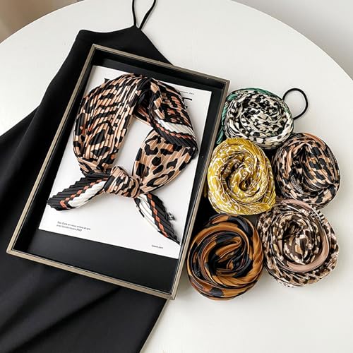 Women Stretch Ruched Head Scarf Like Satin Silk Scarf Sleeping Hair Wrapping Night Neck Scarves Headscarf 27.53