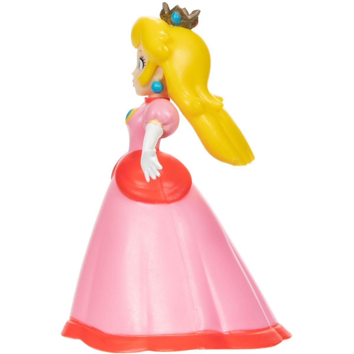 Mondo di Nintendo - Super Mario Bros - Figura articolabile 6,3 cm - Principessa Peach