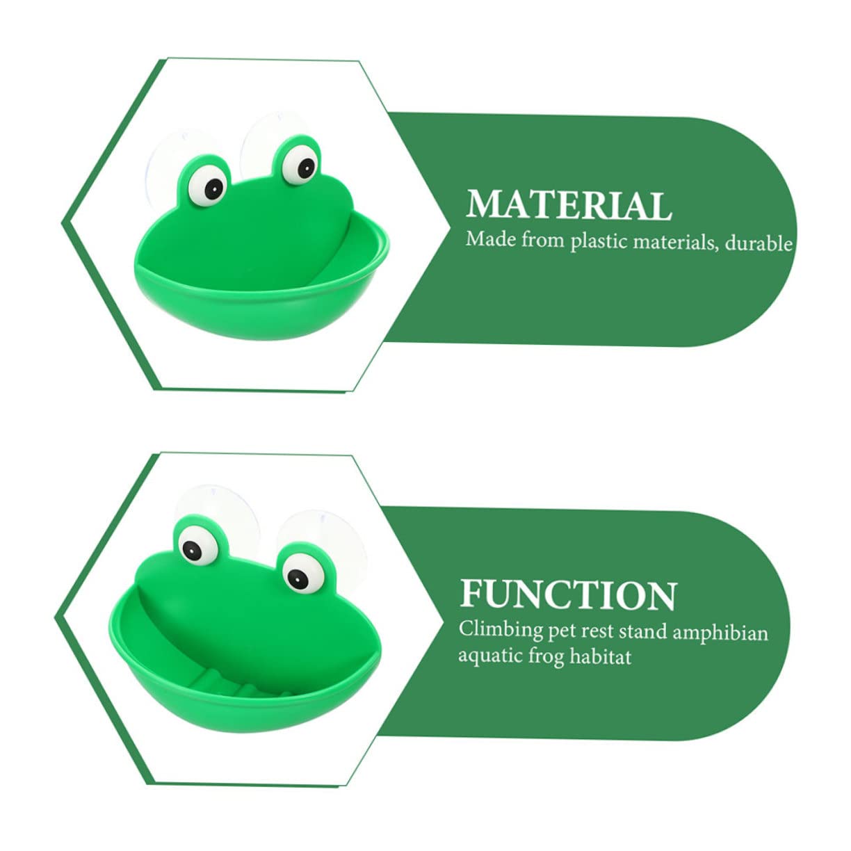 SUPVOX 6piezas Soporte De Ventosa para Reptiles De para Hábitat De Anfibios Descanso y para y Accesorios para Terrario