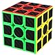 JOPHEK Zauberwürfel, 3x3 Speed Cube Original Magic Cube - Schneller & Professioneller - Aufkleber aus Kohlefaser (3x3)