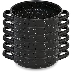 Mini Cazuelas De Hierro Menax - Cazuela Mini - Acero Vitrificado - Set de 6 - Diámetro 18 cm