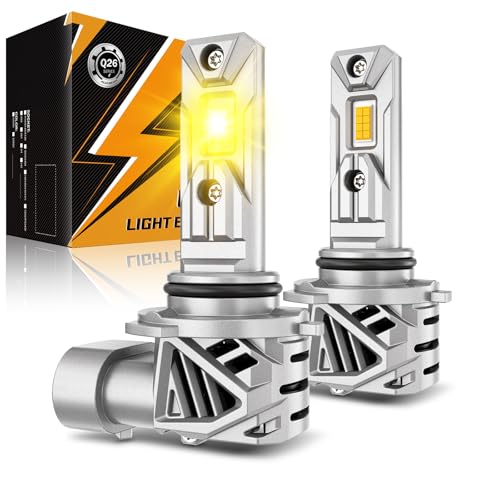 Image of Auxbeam 9006 Fog Light, 20000LM 3000K Golden Yellow 9006 HB4 Offroad Light or Fog Light
