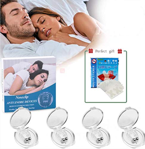 Clipple Silicone Magnetic Anti Snore Transparent Silicone Stop Snoring Device Silicone Nose Clip