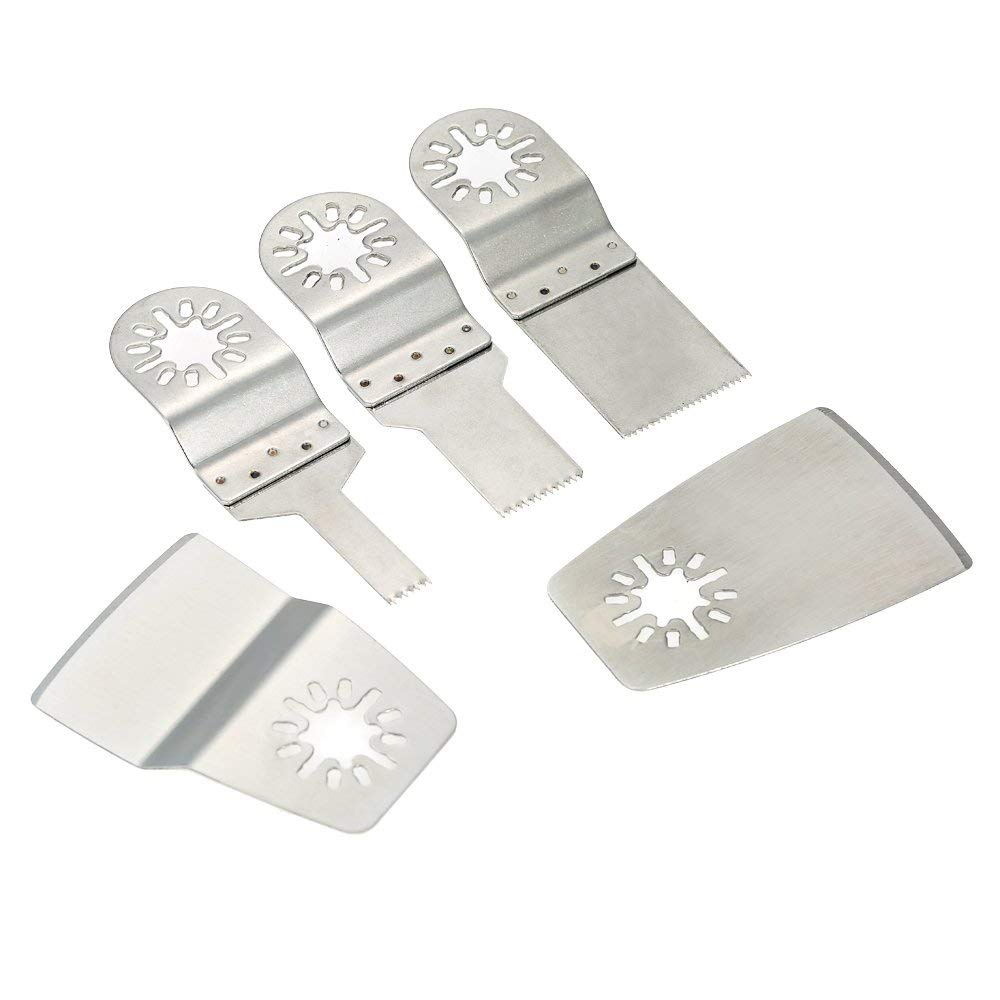 Juego de 100 cuchillas oscilantes para herramientas multiherramienta Dremel Fein Multimaster Makita Bosch Rockwell Sonicrafter Worx multiherramienta