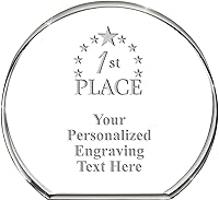 Vista 14 de Pisapapeles de círculo permanente, regalo de pisapapapeles de cristal corporativo grabado personalizado