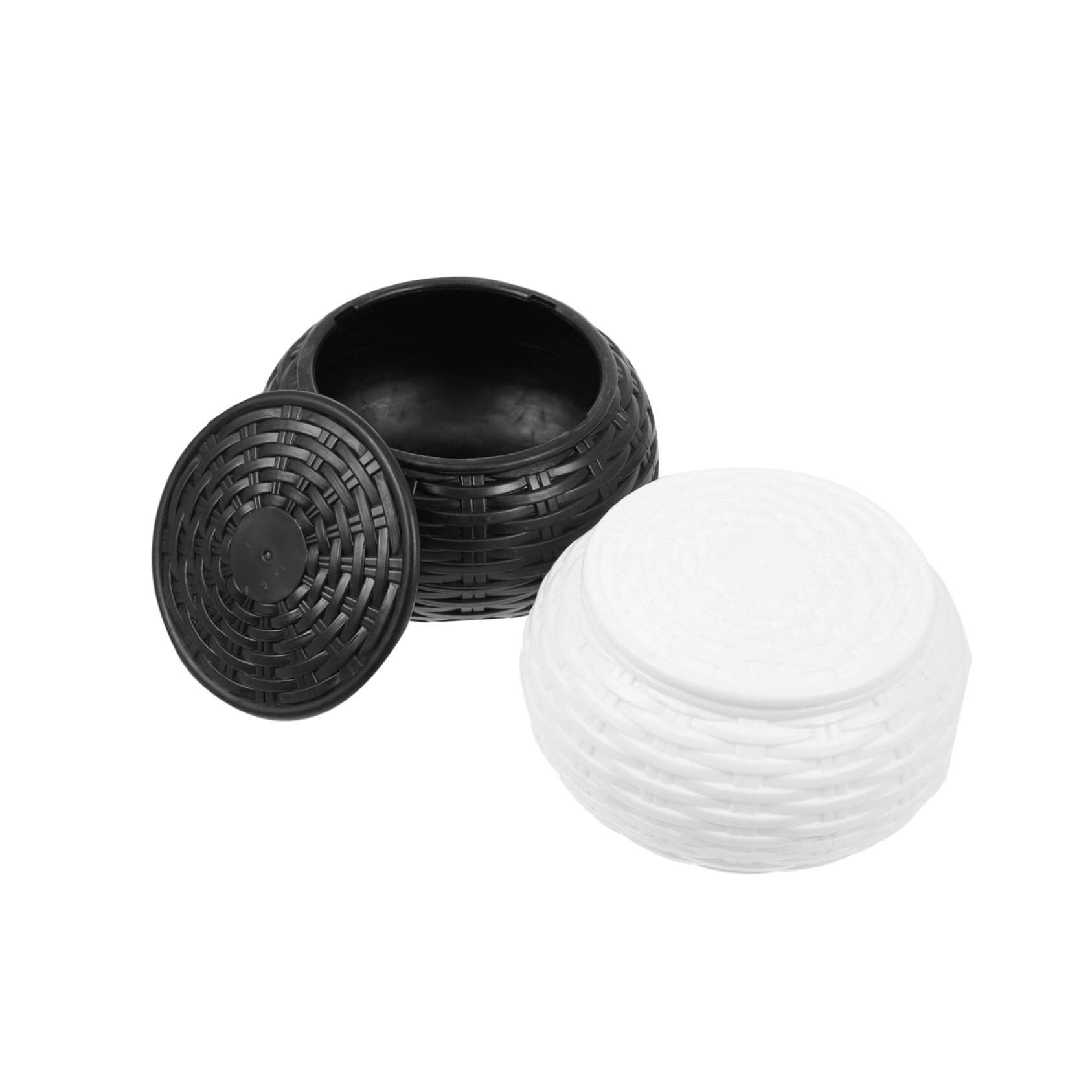 FAVOMOTO Professional Chess Compact Storage for Go Chess Pieces Plastic Woven Case