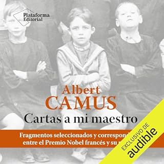 Cartas a mi maestro Audiolibro Por Albert Camus arte de portada