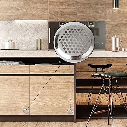 Lüftungsgitter Aluminium 60x400mm - Schrank Abdeckung Silber Wasserdicht